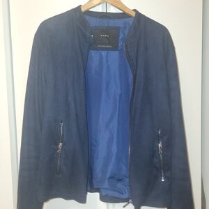 Zara Men's Navy Jacket